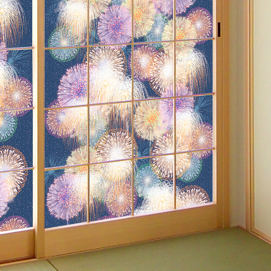 令和の障子紙「花火(品番:RS-016)」