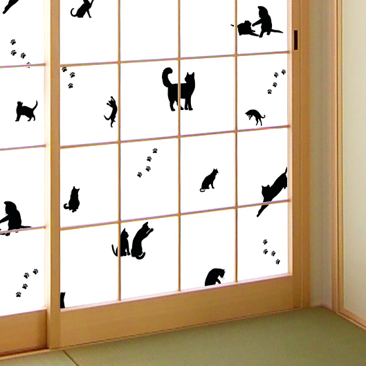令和の障子紙「ねこ(品番:RS-018)」